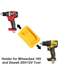 20 Soportes de Herramientas y Baterías KETTKEL Amarillo 2