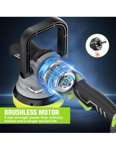 Pulidora Inalámbrica WORKPRO 20V 4.0Ah 5000 RPM para Autos