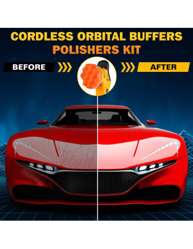 Pulidora Orbital Inalámbrica Dewalt 20V 6 Velocidades 1800-6500 RPM