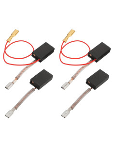 2 Pares de Cepillos de Carbón para Amoladoras Bosch 5x10x17mm