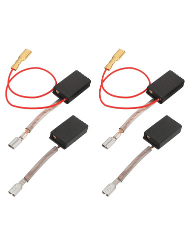 2 Pares de Cepillos de Carbón para Amoladoras Bosch 5x10x17mm