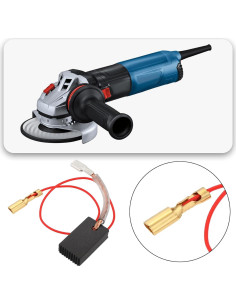 2 Pares de Cepillos de Carbón para Amoladoras Bosch 5x10x17mm 2