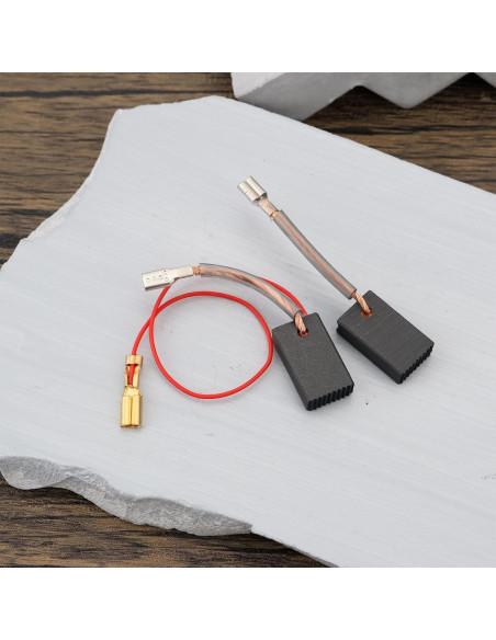 2 Pares de Cepillos de Carbón para Amoladoras Bosch 5x10x17mm