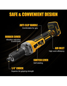 Amoladora de Die Inalámbrica APATB 20V 11000 RPM Sin Batería 2
