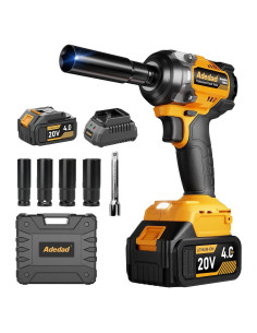 Llave de impacto inalámbrica Adedad 750N.m 20V con batería 4.0Ah