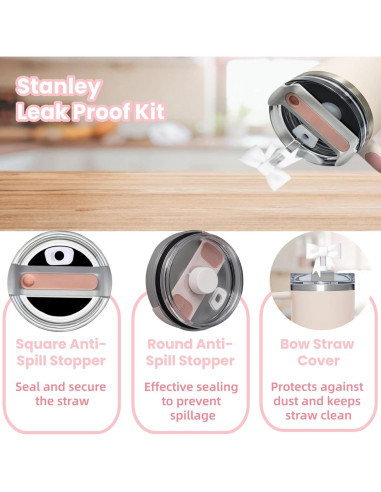 Juego de Accesorios MOTEERLLU para Taza Stanley 6 Piezas