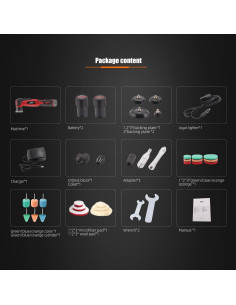 Mini Pulidora Orbital ZFE CP56SET 12V Velocidad Variable 2