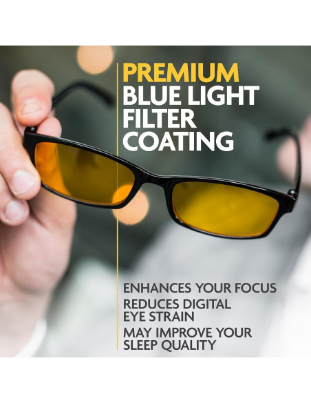 Gafas de lectura Prospek +1.25 dioptrías, anti-reflejo, unisex