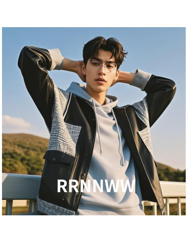 Gafas bloqueadoras de luz azul TR90 y metal para hombres