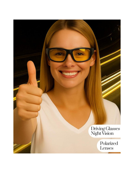 Gafas de Conducción Nocturna Polarizadas GrinderPUNCH Amarillas Gafas de Conducción Nocturna Polarizadas GrinderPUNCH Amarillas