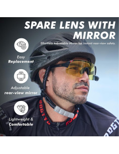 Lente de Repuesto TriEye para Gafas de Ciclismo UV400 2