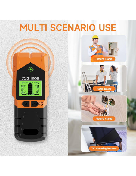 Buscador de Vigas Bistee T50 - Escáner 6 en 1 con LCD