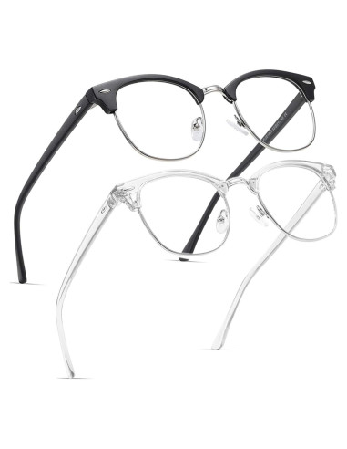 Gafas anti luz azul Perfectmiaoxuan unisex 2 pares