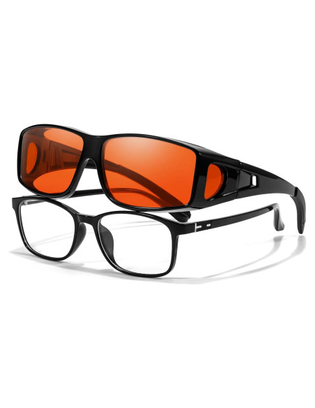 Gafas Anti Luz Azul VIEWBETTER VB0311 Naranja Ámbar Unisex