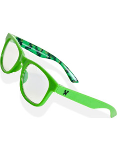 Gafas bloqueadoras luz azul Minecraft niños con estuche 2