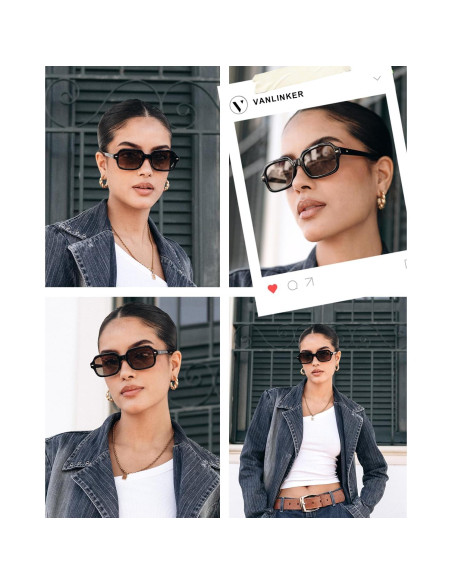 Gafas de sol polarizadas VL9832 unisex retro cuadradas