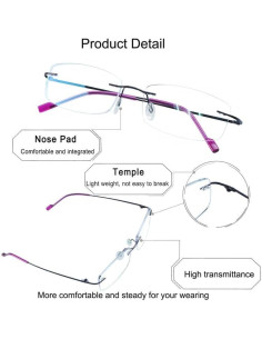 Gafas bloqueadoras de luz azul Yein UV400 unisex anti-fatiga 2