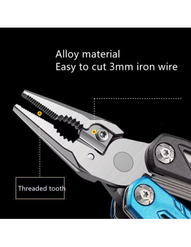 Multiherramienta 18 en 1 MALOM Martillo Ajustable Acero Inoxidable