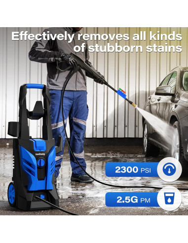 Limpiadora a Presión Lusilushy S5-1 2300 PSI 9.46 L/min Azul