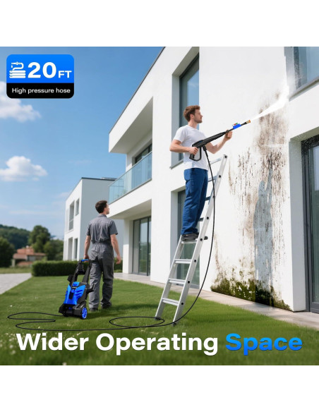 Limpiadora a Presión Lusilushy S5-1 2300 PSI 9.46 L/min Azul