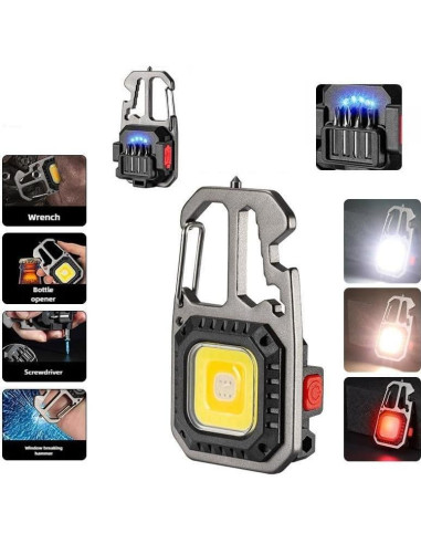 Linterna Recargable de Llavero Mright W5138M 500 Lúmenes 7 Modos