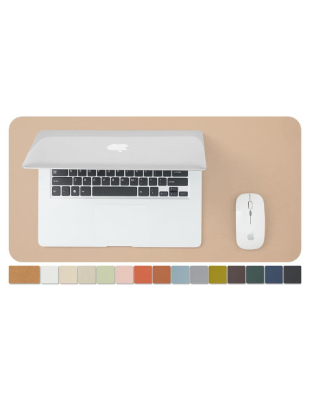 Alfombrilla de Escritorio Doble Cara Corcho HOMIEAZICOZI 60x30cm