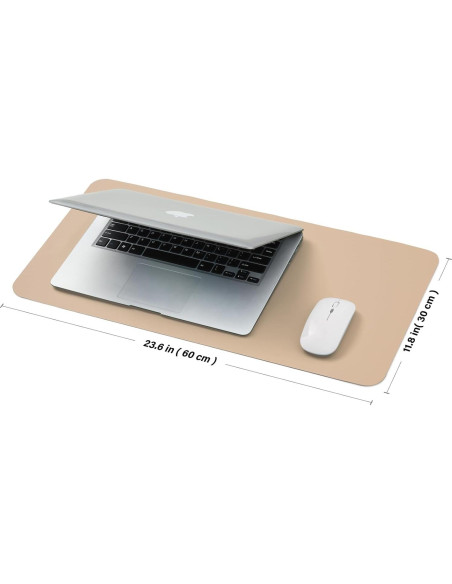 Alfombrilla de Escritorio Doble Cara Corcho HOMIEAZICOZI 60x30cm