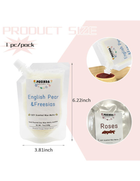 Cera Aromática Squeezable Posinda 198g Pera Inglesa Freesia Cera Aromática Squeezable Posinda 198g Pera Inglesa Freesia