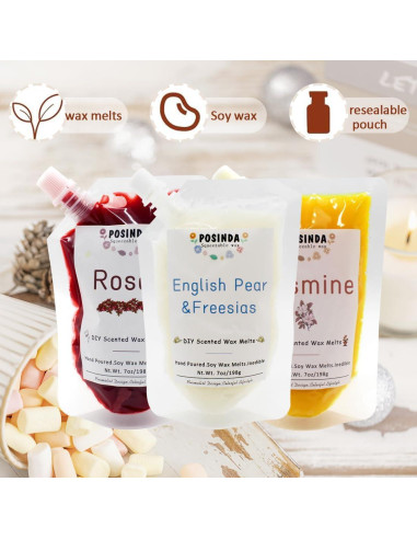 Cera Aromática Squeezable Posinda 198g Pera Inglesa Freesia