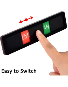 Imán para Lavavajillas Kichwit Limpio Sucio 17.78x4.06cm Negro 2