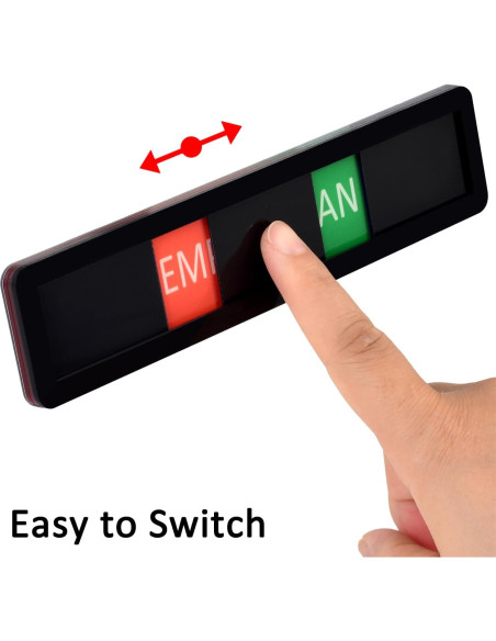 Imán para Lavavajillas Kichwit Limpio Sucio 17.78x4.06cm Negro