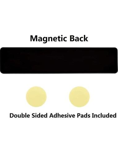 Imán para Lavavajillas Kichwit Limpio Sucio 17.78x4.06cm Negro