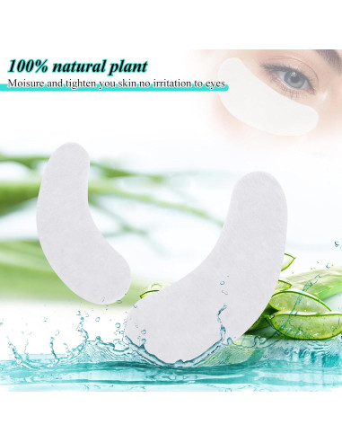 Almohadillas de Hidrogel Fenshine 100 Pares para Pestañas