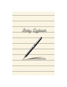 Baby Logbook: Mint Green Stripes Tracker for Newborns, Sleeping and Baby Health Notebook Breastfeeding Journal,
