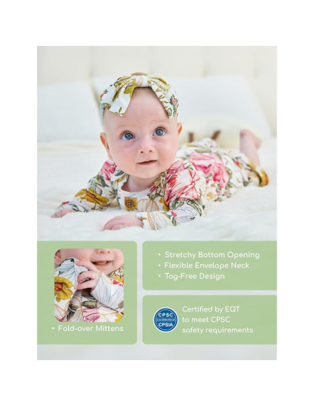 Bata de Dormir para Bebé PATPAT 3-6 Meses Viscosa de Bambú Bata de Dormir para Bebé PATPAT 3-6 Meses Viscosa de Bambú