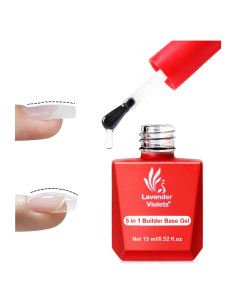Gel Constructor de Uñas 5-en-Uno Violetas de Lavanda 15ml