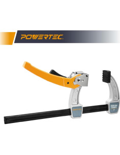 Abrazaderas de Barra de Engranaje POWERTEC 8" - Paquete de 2 2