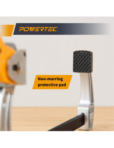 Abrazaderas de Barra de Engranaje POWERTEC 8" - Paquete de 2