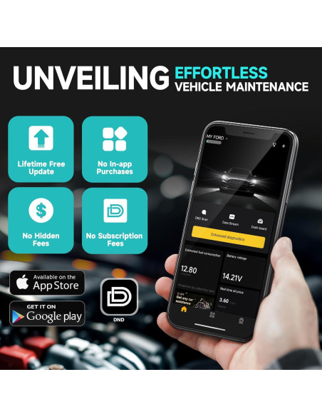 Escáner Bluetooth OBD2 DND ECHO - Diagnóstico Completo para Autos