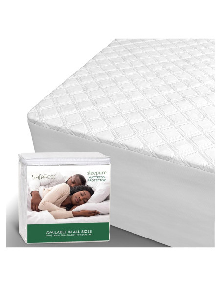 Protector de Colchón Impermeable SafeRest Individual Viscosa