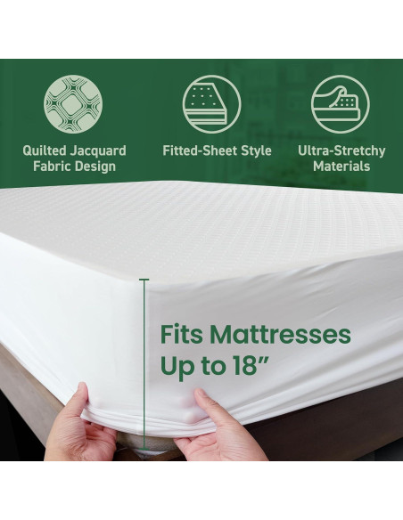Protector de Colchón Impermeable SafeRest Individual Viscosa