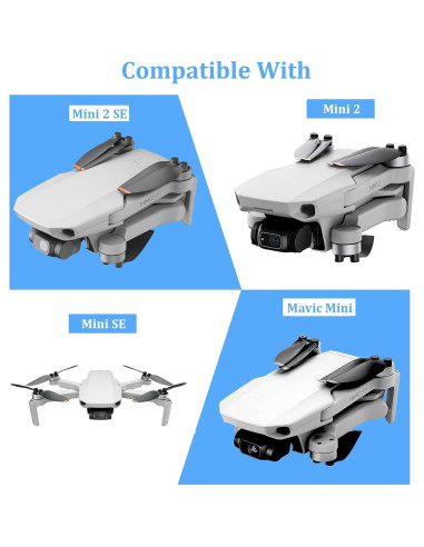Patas de Aterrizaje Plegables Tosiicop para DJI Mini 4K/2 SE