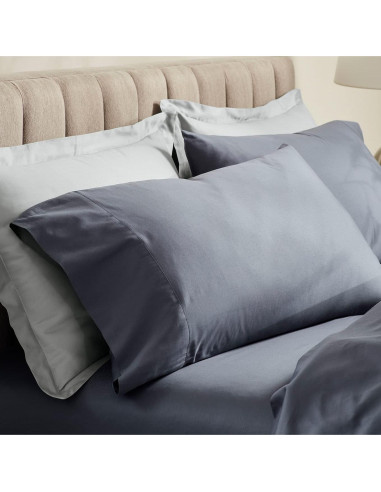Juego de Fundas de Almohada Estándar Boll & Branch 100% Algodón Orgánico