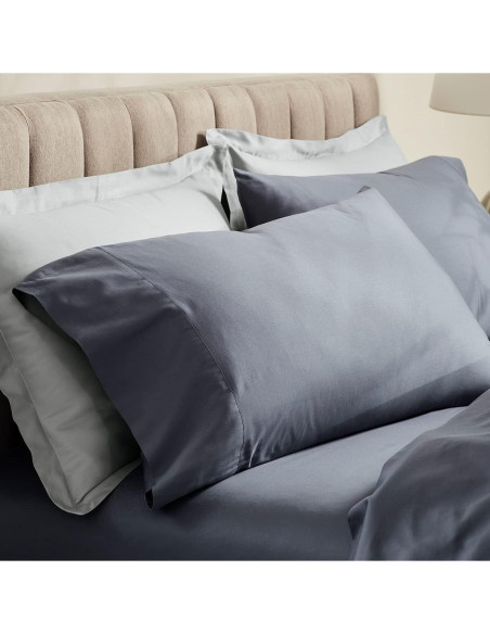 Juego de Fundas de Almohada Estándar Boll & Branch 100% Algodón Orgánico