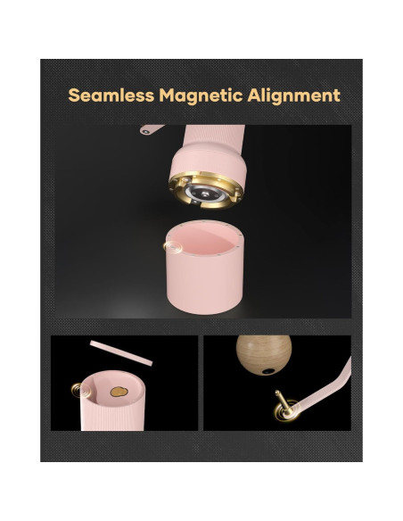 Molinillo de Café Manual Cocinare ESSENCE GO B38 Rosa 30g