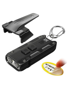 Linterna de Llavero Nitecore Tip SE Negra 700 Lúmenes Recargable