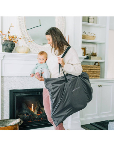 Balanceador Portátil Baby Delight Aura Deluxe - Tweed Charcoal