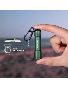 Linterna de Llave NICRON N1, 100 Lúmenes, Resistente al Agua 2