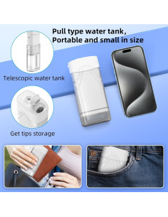 Irrigador bucal portátil Becoolpet ms16 5 modos IPX7 200ml 2