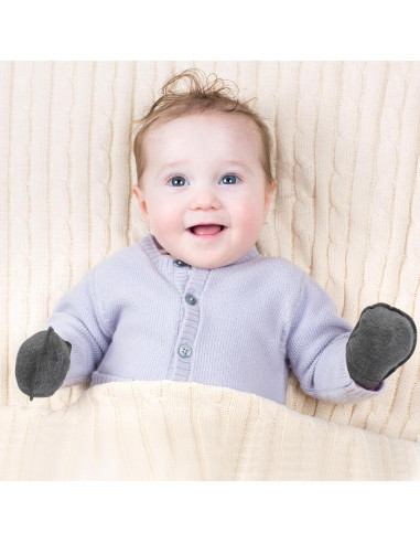 9 Pares Manoplas Bebé Algodón Sin Rasguños 0-6 Meses